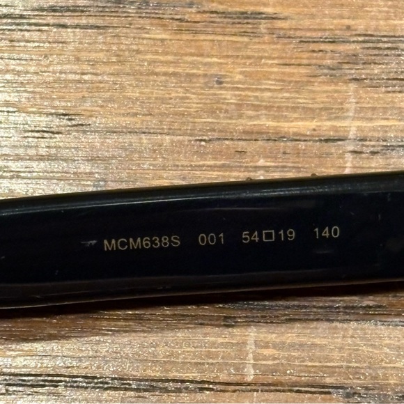 RARE MCM Black Sunglasses with Silver Detailing - Picture 10 of 16
